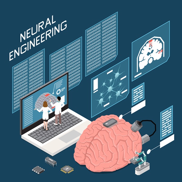 Neuroscience Isometric Composition