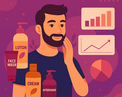 Men's Grooming and Skincare: Unveiling Needs and Demand Through Market Research and Data Analytics