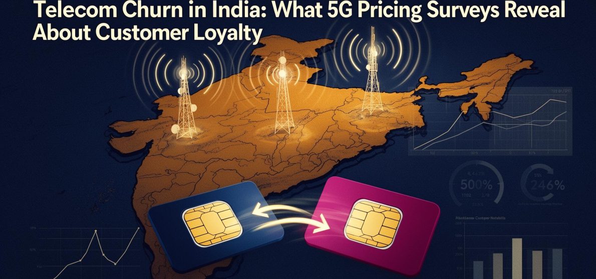 Telecom churn research in India analyzing 5G pricing and customer loyalty trends