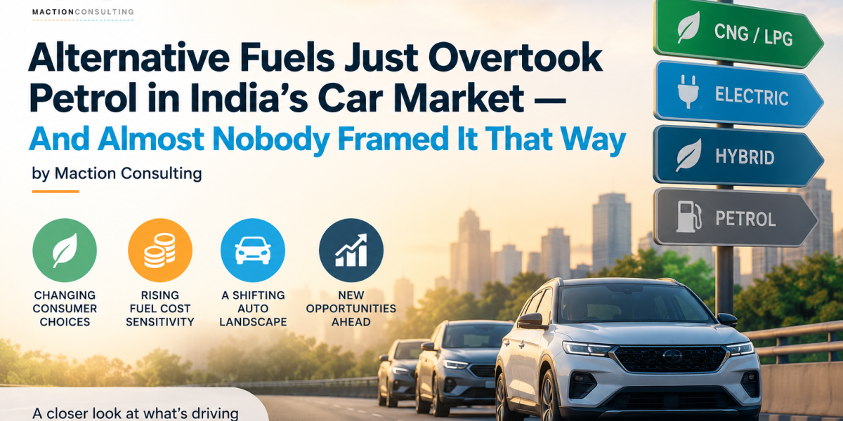 FADA August 2026 India car market — alternative fuels 41.95% vs petrol 40.85%, CNG driving the shift not EVs | Maction Consulting