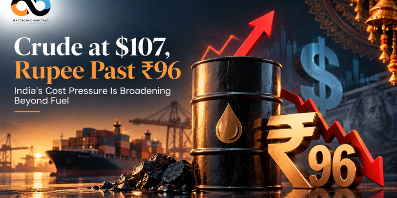 Crude at $107 and rupee past 96 — festive season cost pressure beyond fuel for Indian brands | Maction Consulting
