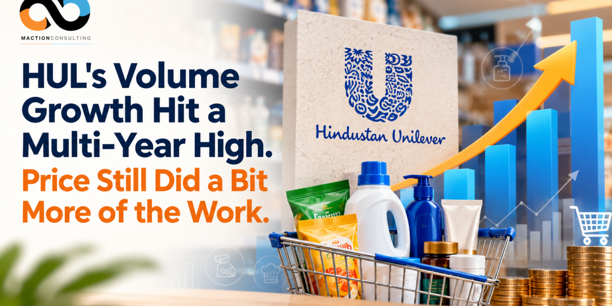 HUL Q2 FY27 results showing multi-year-high volume growth and the contribution of pricing to FMCG sales