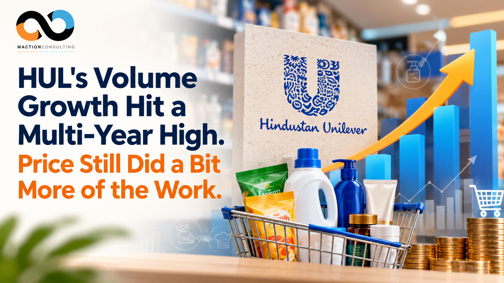 HUL Q2 FY27 results showing multi-year-high volume growth and the contribution of pricing to FMCG sales